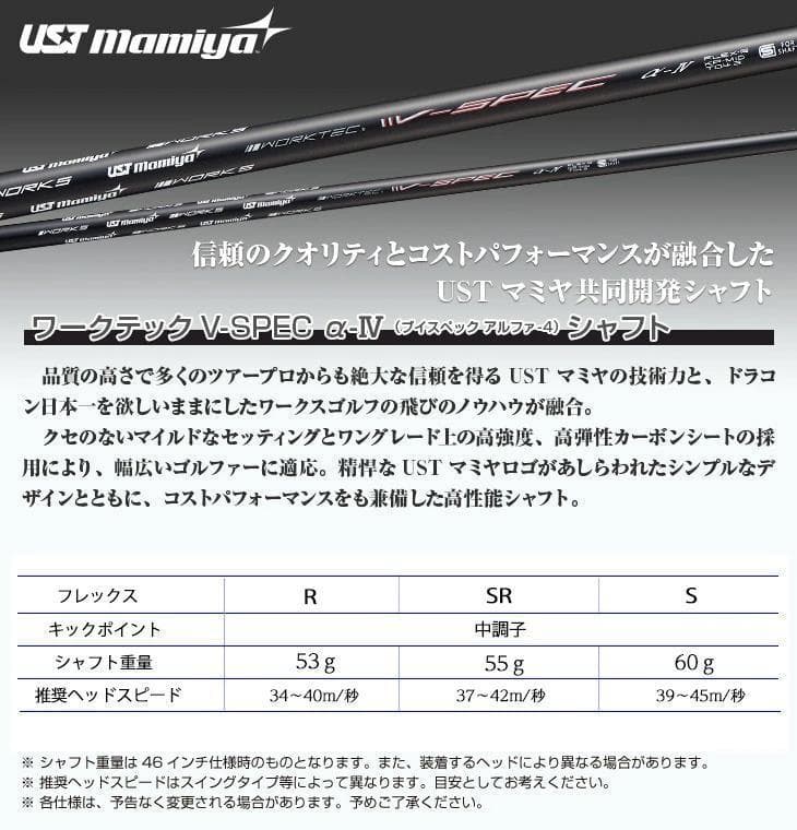 【新品】世界最薄超高反発ＣＢＲブラックプレミア　V-spec α-Ⅳシャフト