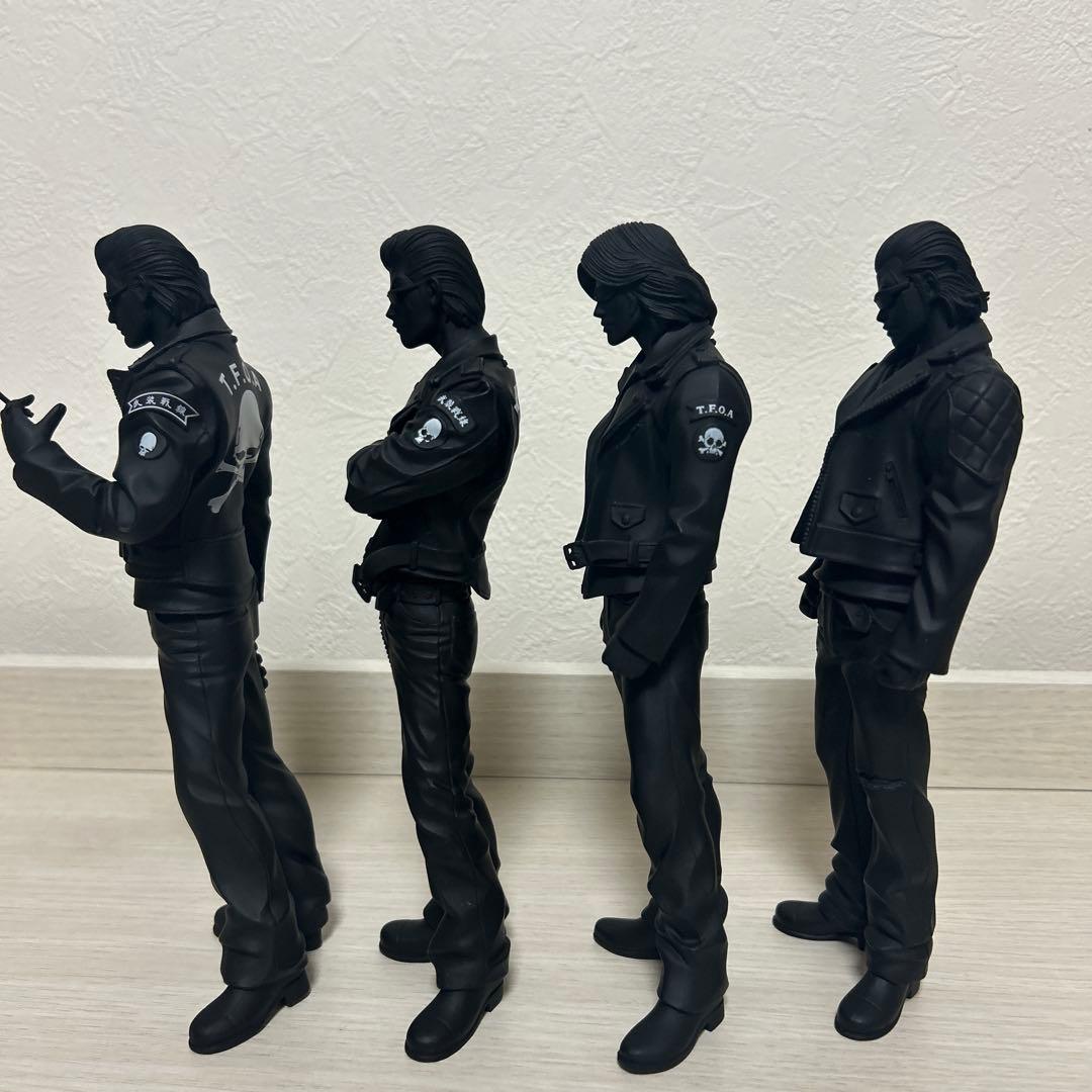 クローズ＆WORST 20周年記念 フィギュアのみ ブラック4体セット