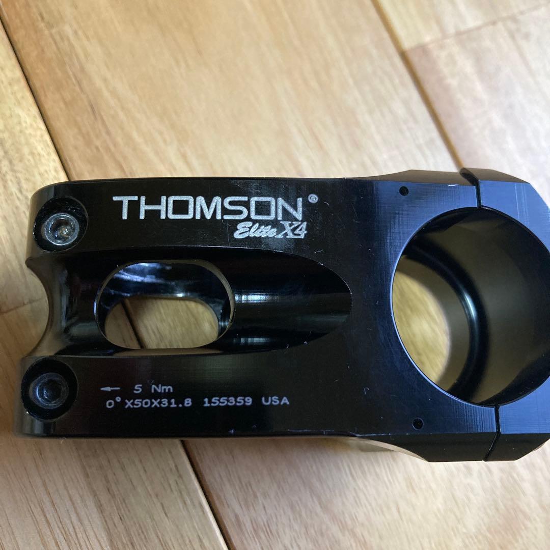THOMSON Elite X4 ステム 50mm 31.8mm ブラック