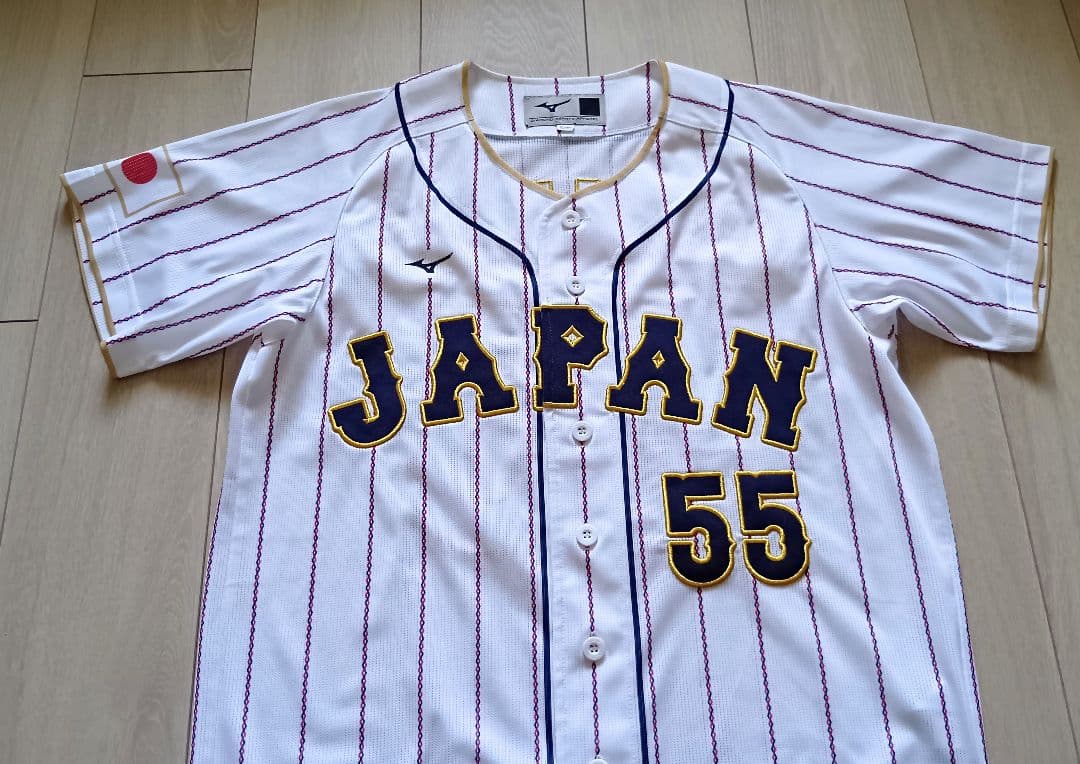 2023 WBC 村上　ホーム　ユニフォーム　ミズノ　S