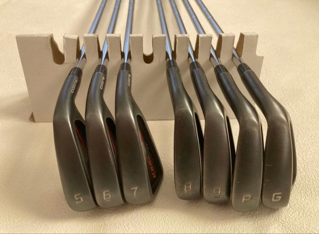 KING forged cb 7本セット　コブラアイアンセット