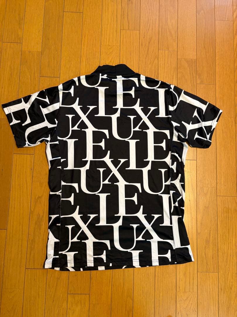 LUXEAKMPLUS ロゴプリント XL半袖シャツ
