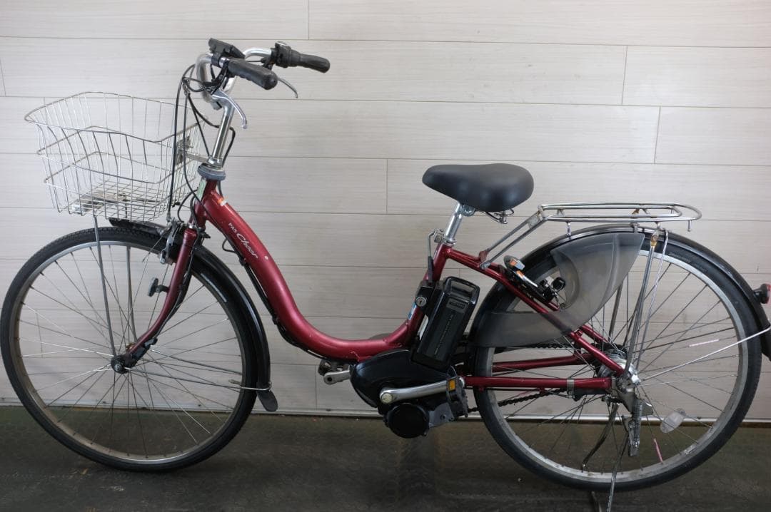 電動アシスト自転車　ヤマハ　 26インチ 3段変速 8.7Ah