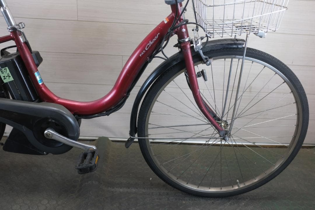 電動アシスト自転車　ヤマハ　 26インチ 3段変速 8.7Ah