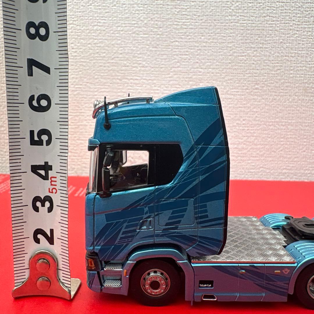 スカニア 770S ミニカー 1/64 （2デフ　ダブル引きタイプ）