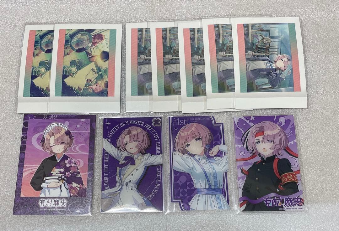 学マス　麻央　缶バッジ　アクスタ　ぱしゃこれ　アクリルカード　特典　まとめて