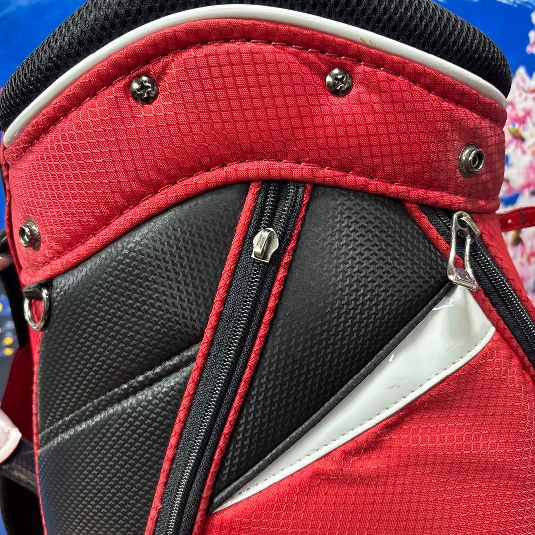 寶BX-1234 PUMA プーマ キャディバッグ 軽量 レッド/ブラック