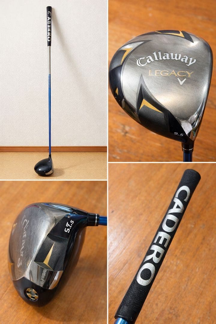 Callaway Legacy ドライバー 9.5度 CADERO Sフレックス