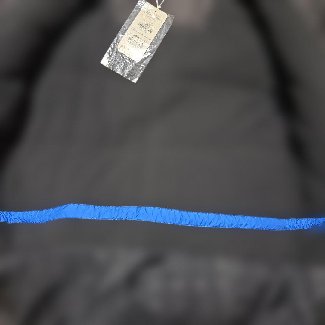 値下げ　新品　adidas ベンチコート L ブラック/ブルー