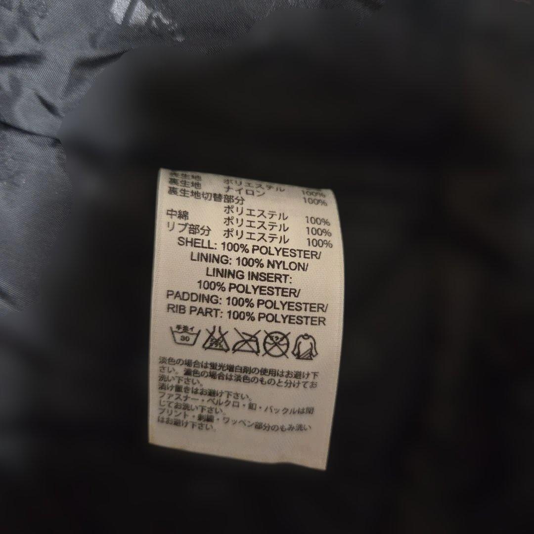 値下げ　新品　adidas ベンチコート L ブラック/ブルー