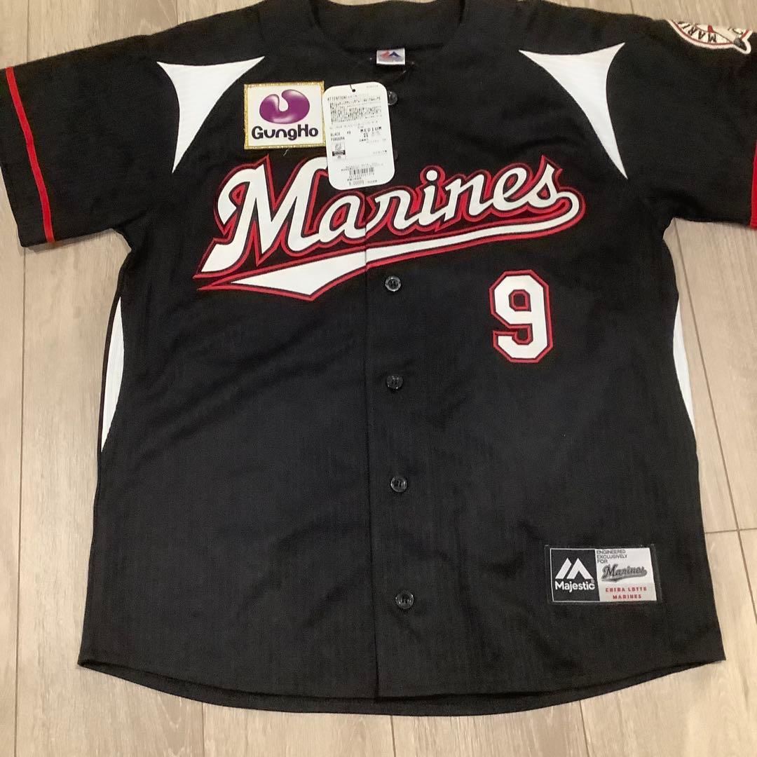 千葉ロッテマリーンズ　福浦和也　ビジターユニフォーム　Mサイズ　未使用