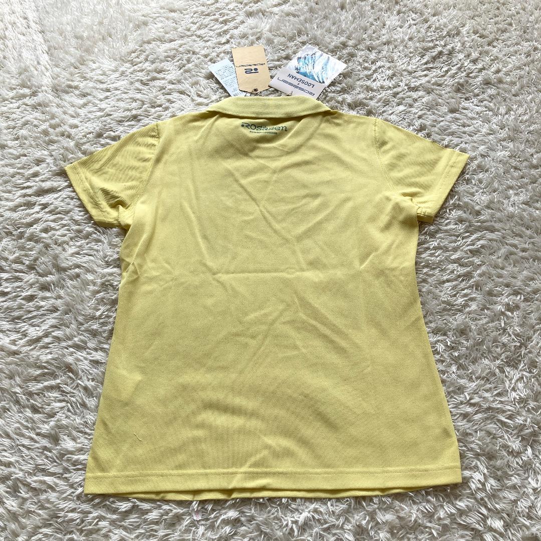 未使用 ROSASEN ロサーセン 半袖ポロシャツ L 黄色 Looseman