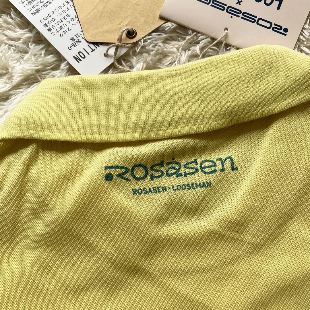 未使用 ROSASEN ロサーセン 半袖ポロシャツ L 黄色 Looseman