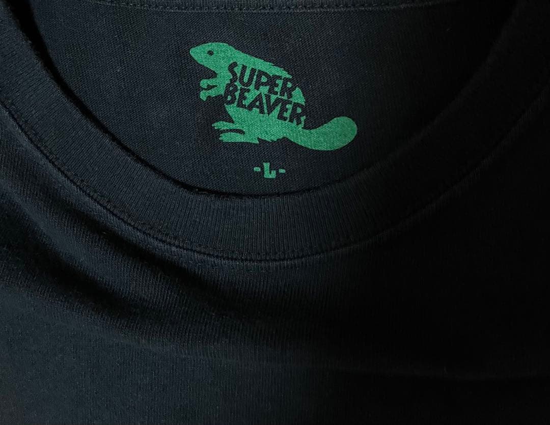 L サイズ　黒　SUPER BEAVER 超海狸　長袖Tシャツ　スーパービーバー
