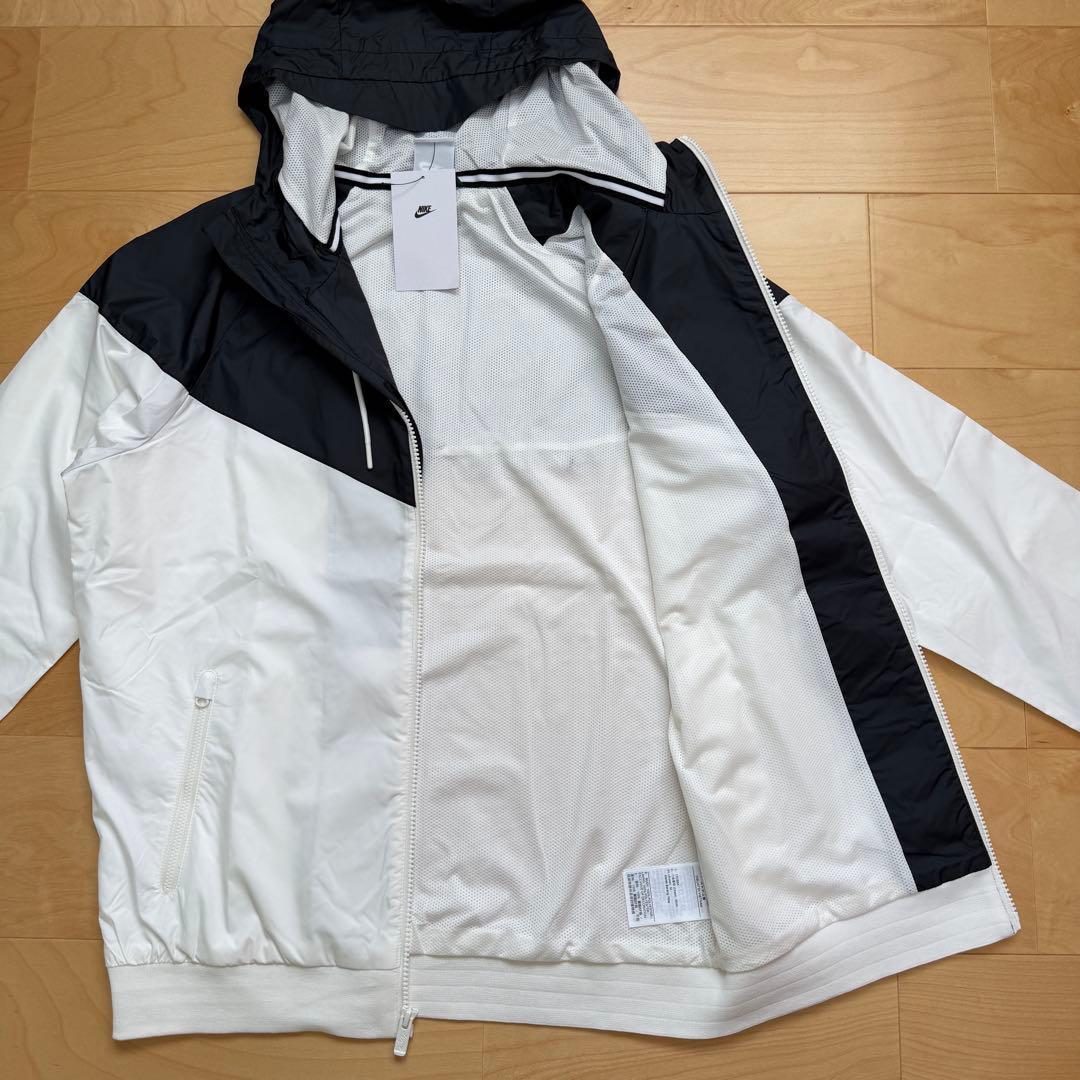 NIKEナイキ　ウィンドブレーカー　ウィンドランナージャケット　黒　白　L 新品