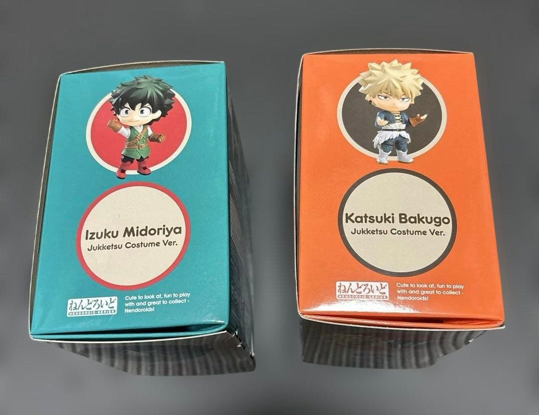 ねんどろいど　僕のヒーローアカデミア　緑谷出久　爆轟勝己　十傑コスチュームvar