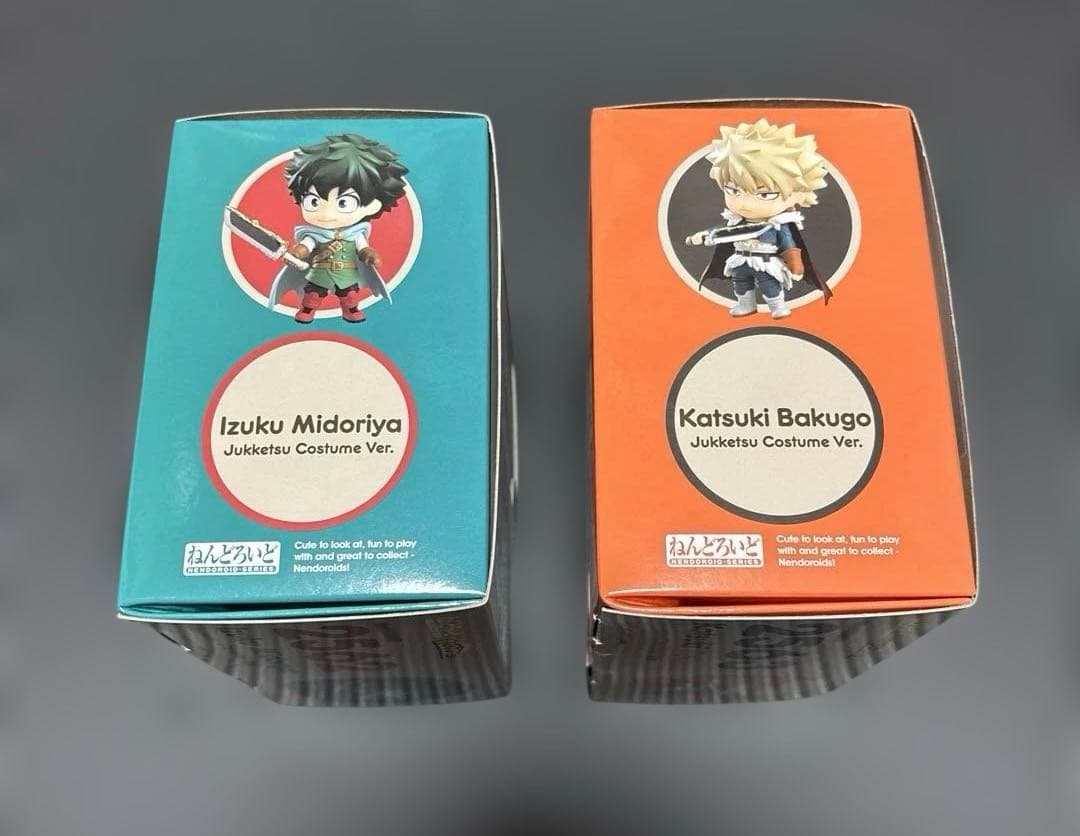 ねんどろいど　僕のヒーローアカデミア　緑谷出久　爆轟勝己　十傑コスチュームvar