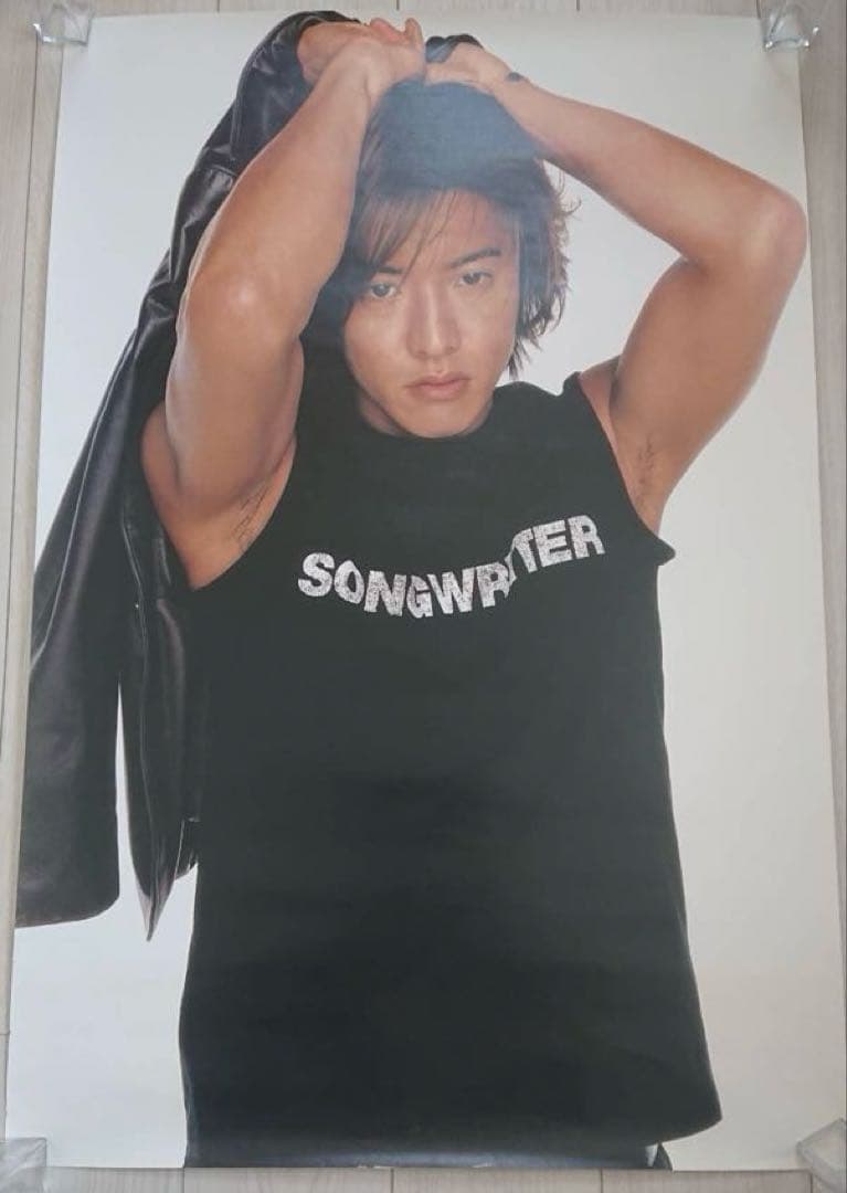 激レア 木村拓哉 特大厚紙ポスター 4枚セット当時物
