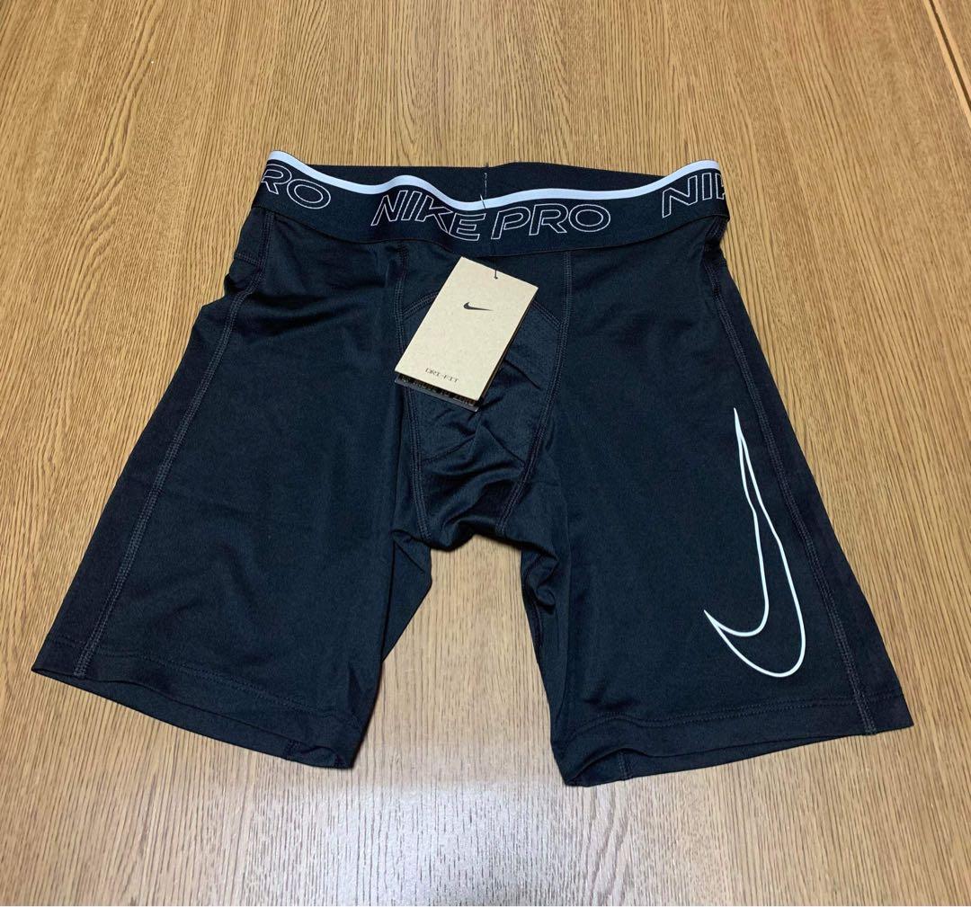 NIKE PRO メンズ セットアップ 長袖＋ショートパンツ Dri-FIT 黒