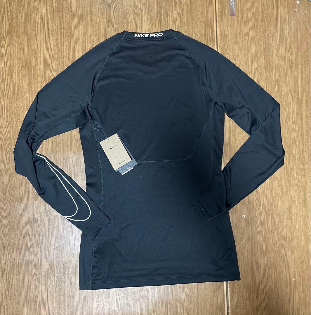 NIKE PRO メンズ セットアップ 長袖＋ショートパンツ Dri-FIT 黒