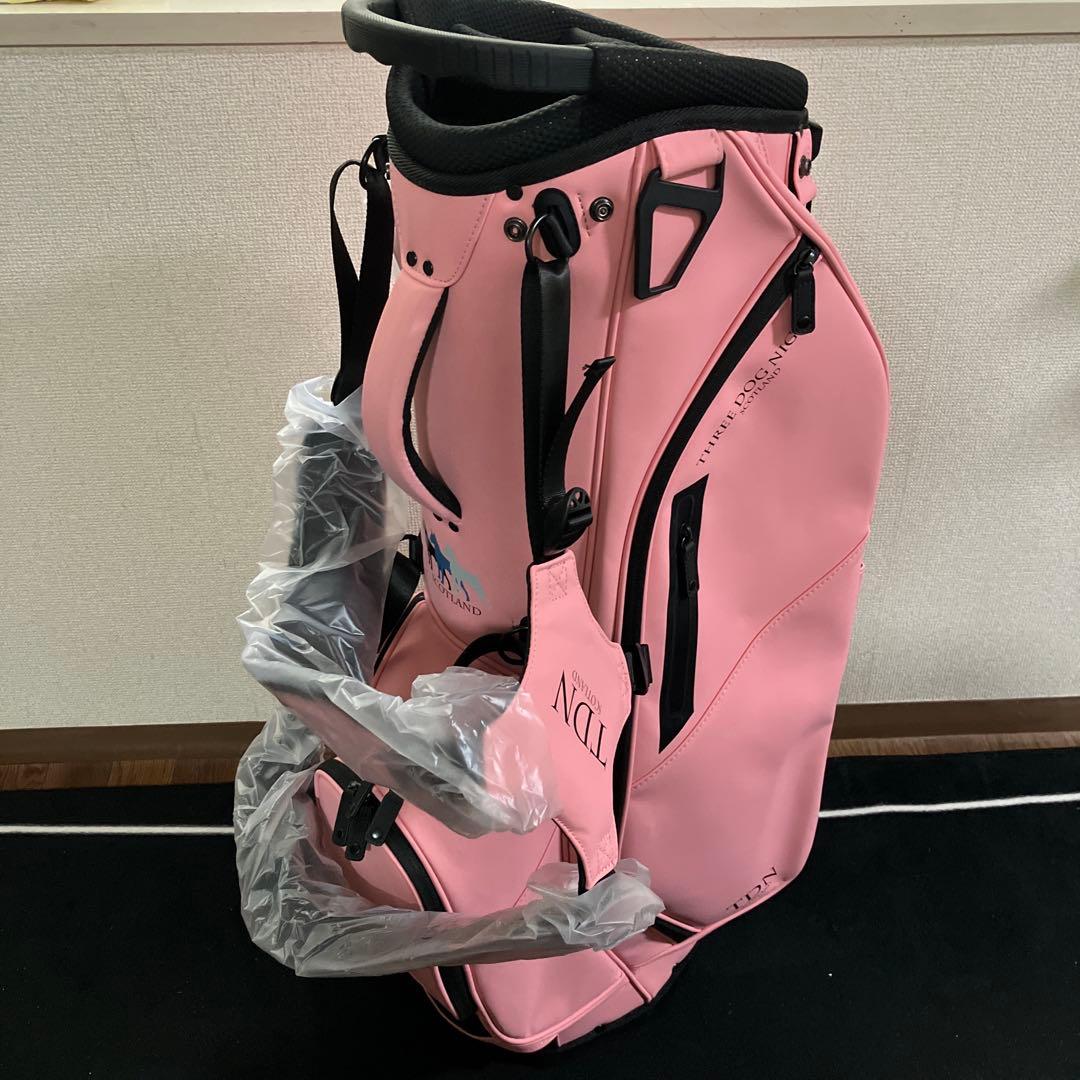 即日発送 新品 TDN GOLF スコットランド発 スタンドバッグ ピンク