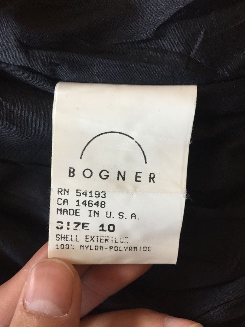 USA製 BOGNER ヴィンテージ スキージャケット 刺繍デザイン