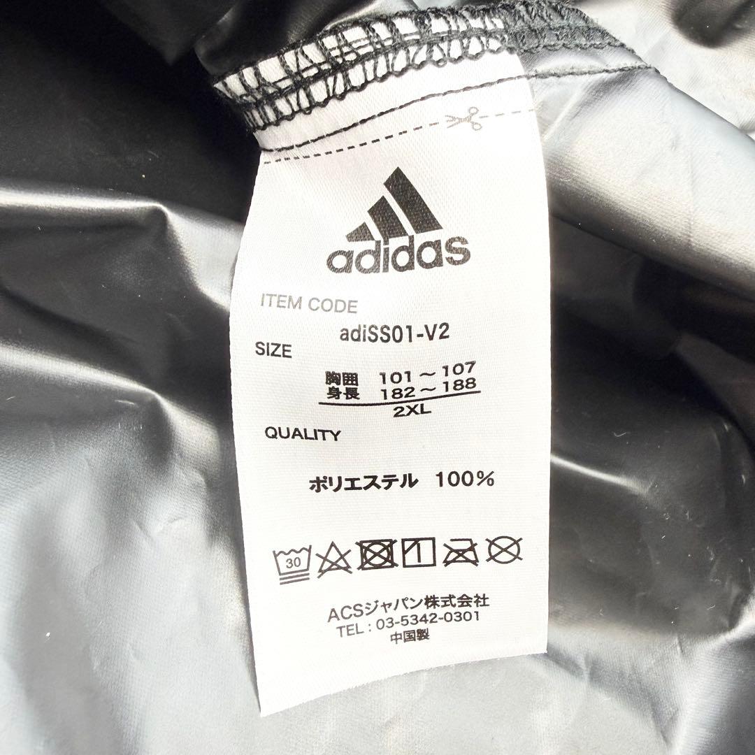 adidas　アディダス　サウナスーツ　上下セット　セットアップ　ブラック