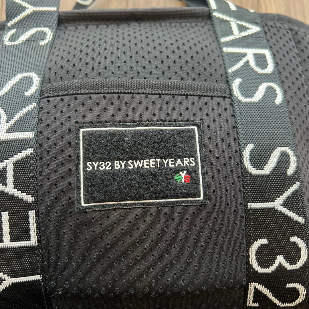 SY32 BY SWEET YEARS ブラックトートバッグ　カードバッグ