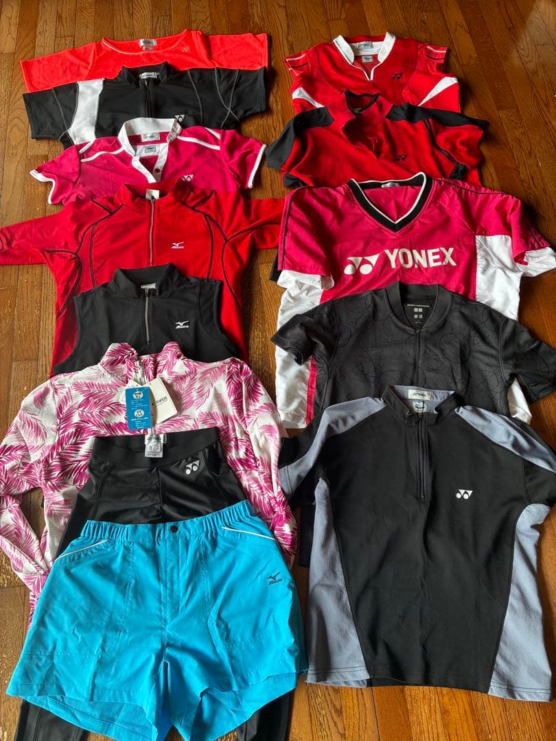 YONEX Mizuno バドミントン　テニス　トレーニングウエア　まとめセット