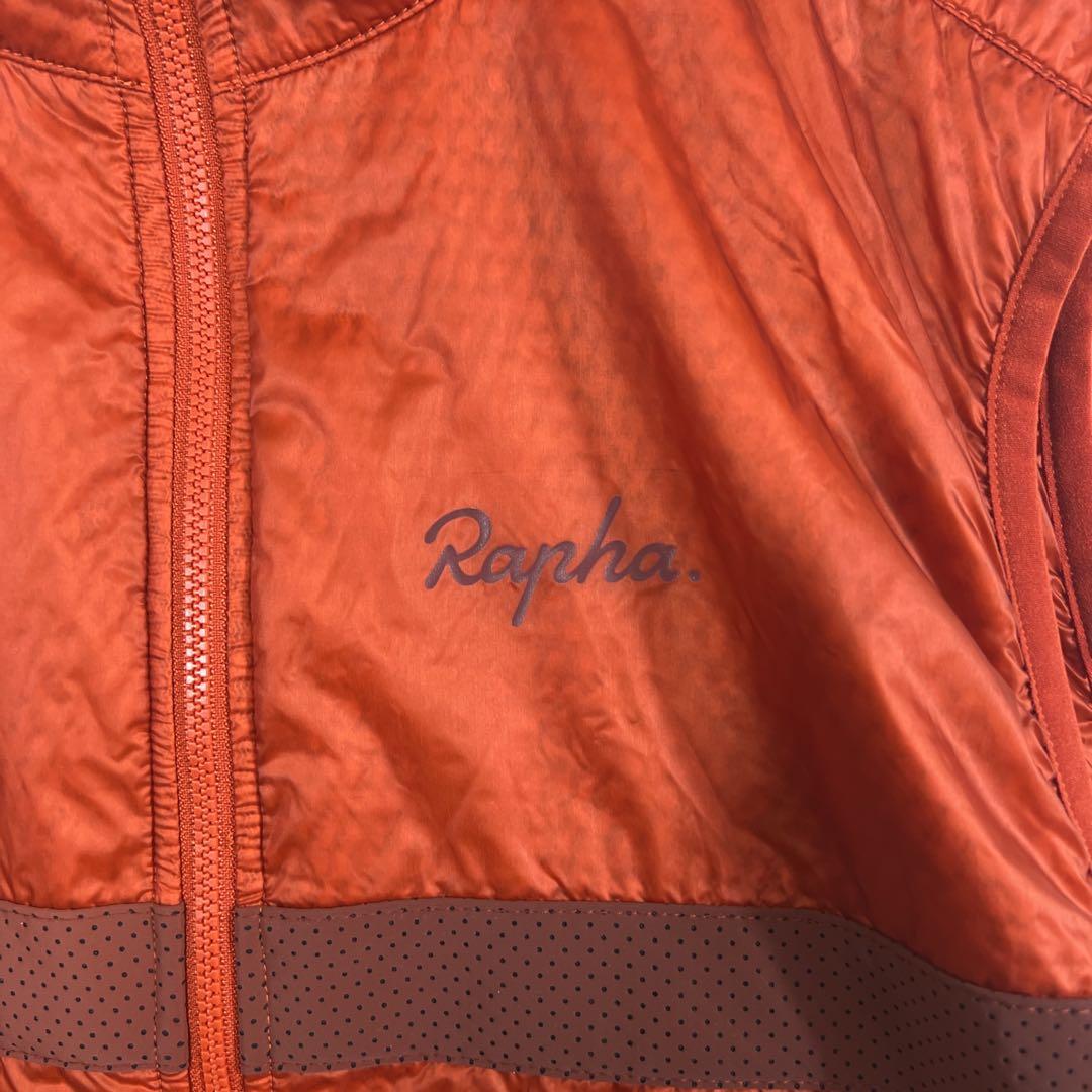 Rapha ラファ サイクルジャージ ベストオレンジ ジッパーベスト メンズ