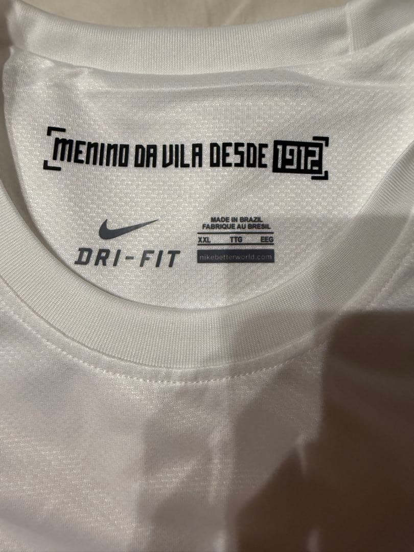 希少XXL サントスFC ネイマール サッカー ユニフォーム 白 ナイキ