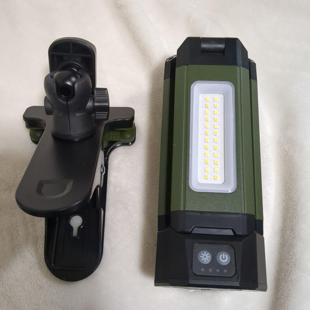 【新品】充電式LEDリーフライトグリップ2000ルーメン　防雨型　8.5時間点灯