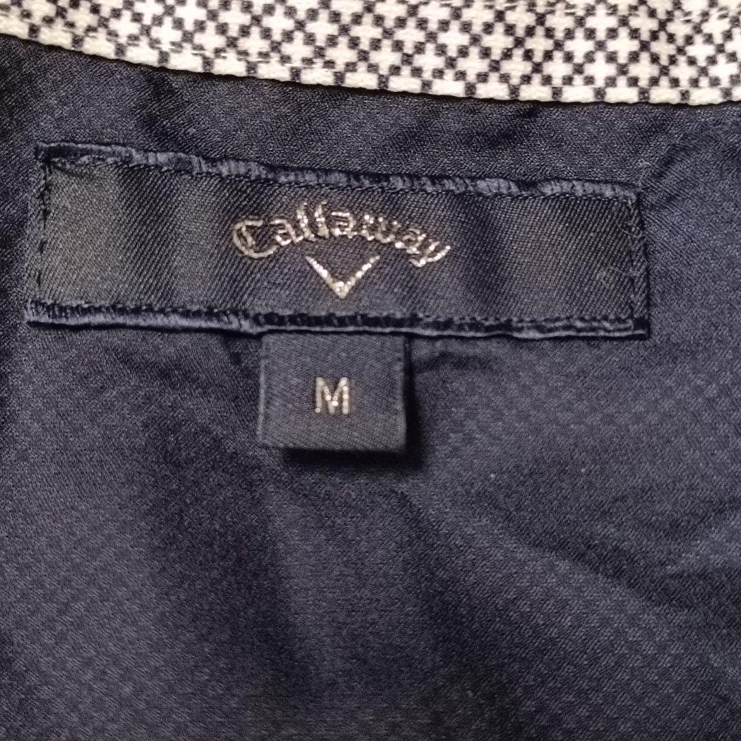 【a2268】Callaway ゴルフ 2way 薄手 ジャケットM ネイビー
