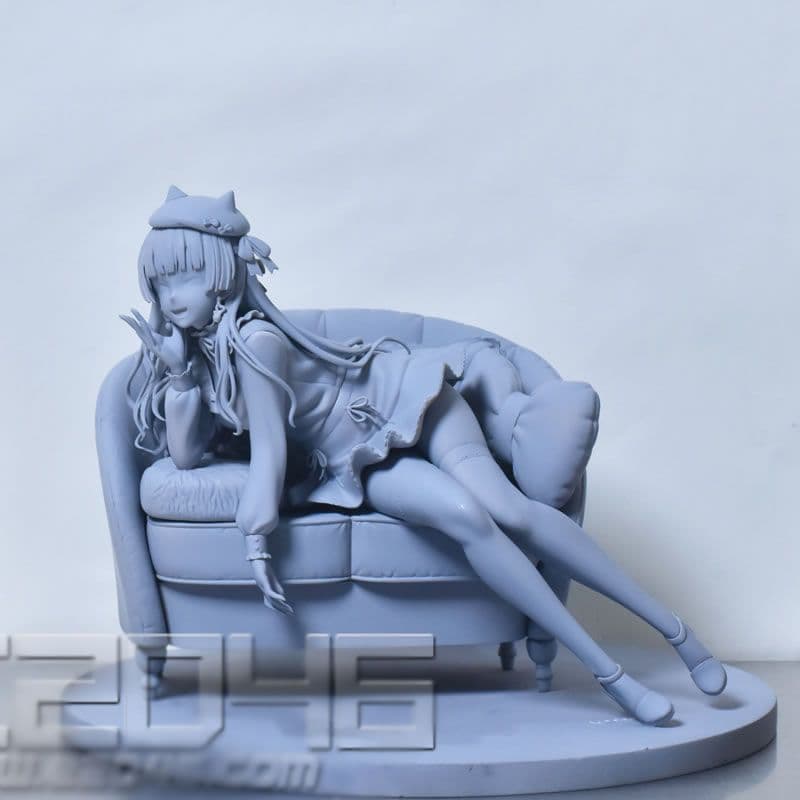 1/8 マユズミ・フユコ 未塗装未組立 GK アニメフィギュア ガレージキット
