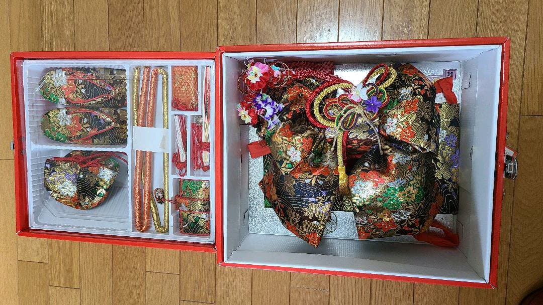 お正月　七五三　帯　草履セット