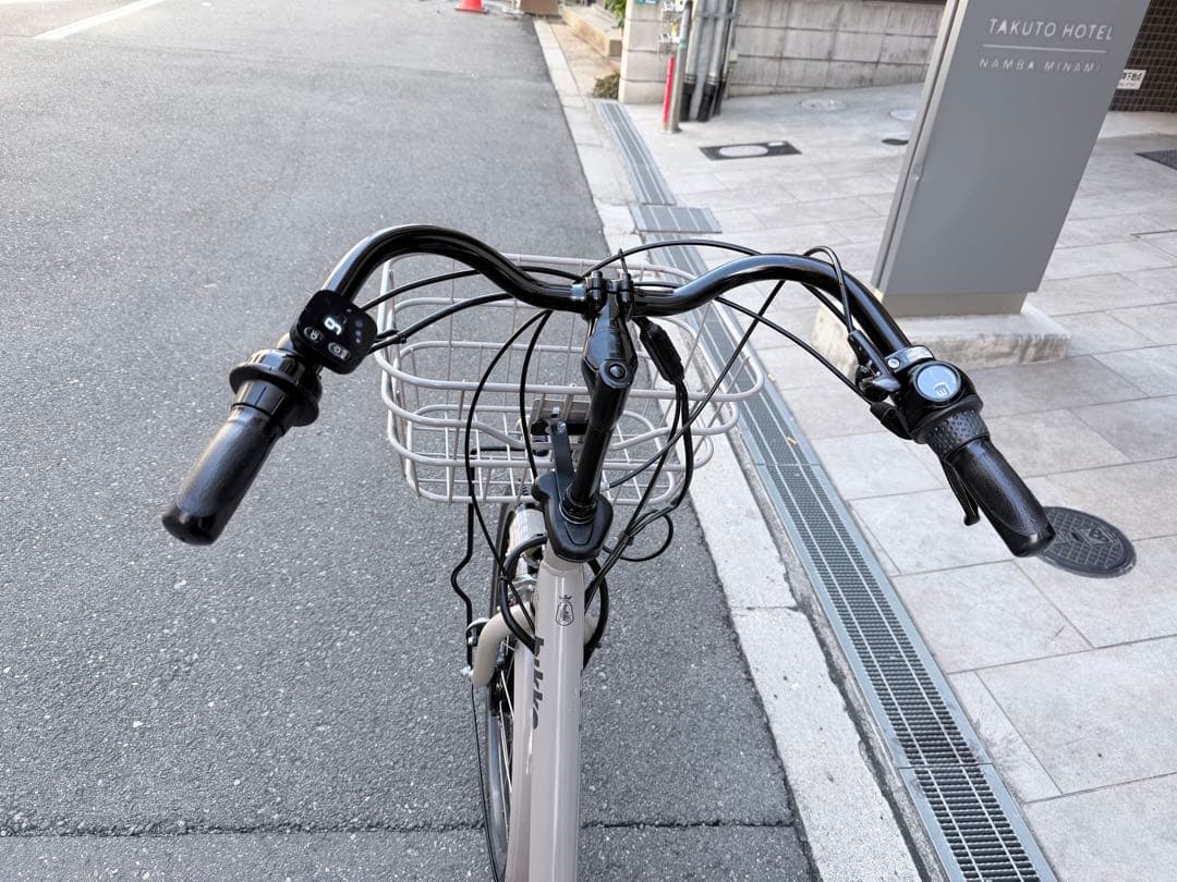 子供乗せ　ブリヂストン　 BIKKE 電動アシスト自転車 チャイルドシート付き