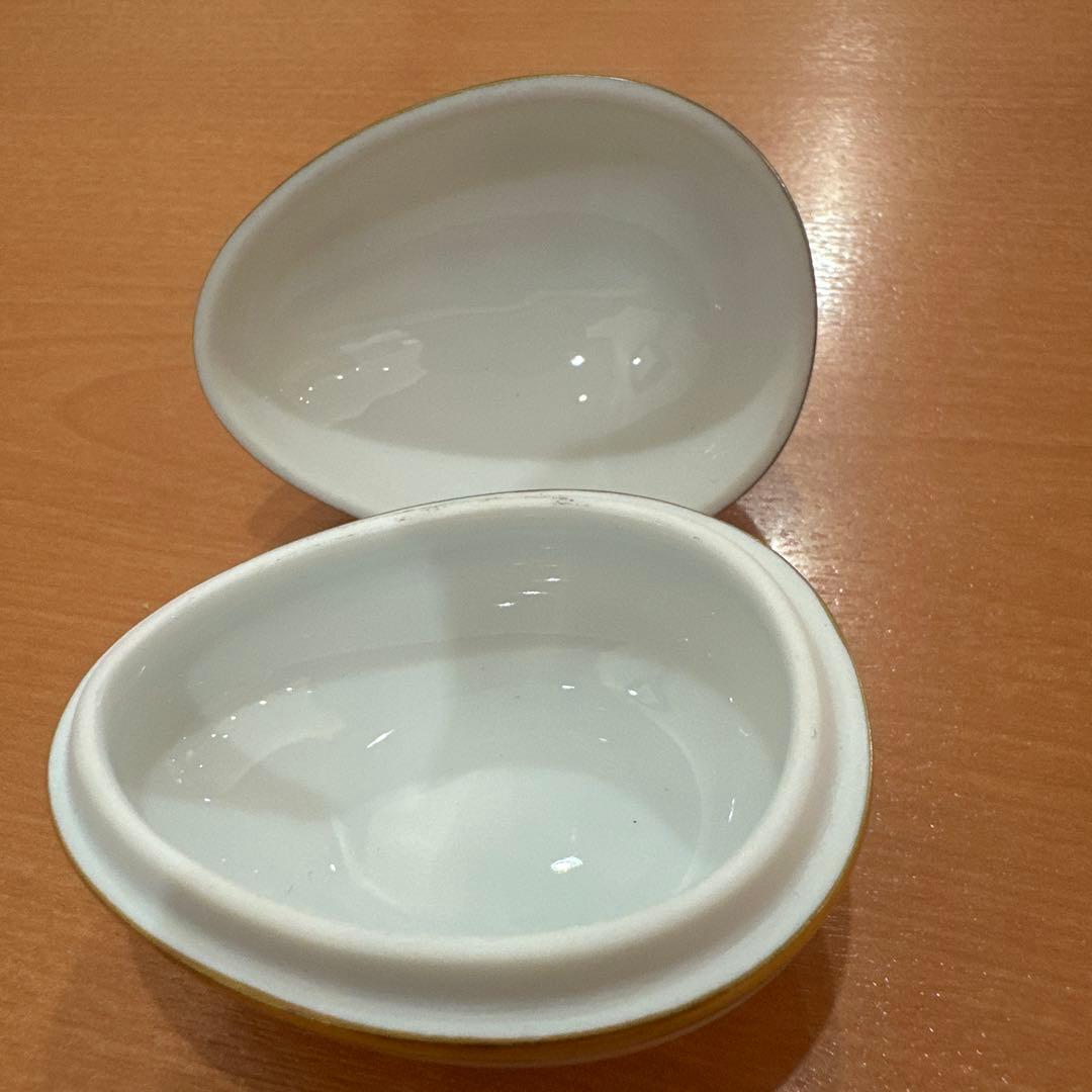 ヘレンド バイオレットシンプル タマゴボックス スミレ ハンガリー 美品