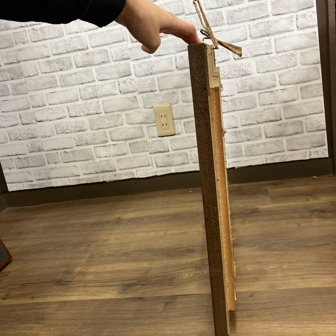 【希少】風景画 刺繍アート 額装品 アルプス 山小屋 川辺