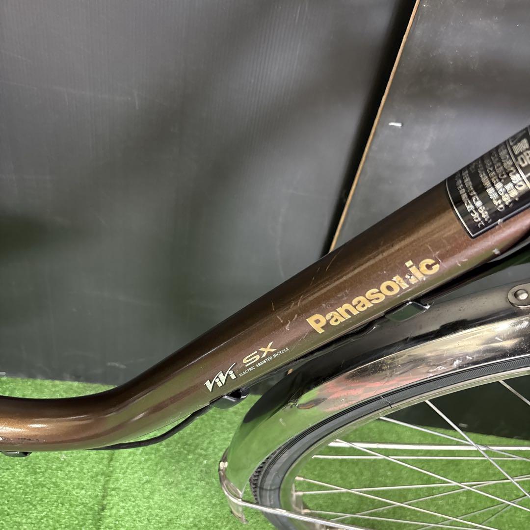 電動自転車 Panasonic Lithium vivi SX ブラウン　96★