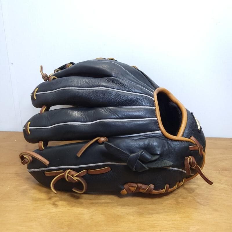 ミズノ ダイビングキャッチ 限定 ペイズリー柄 レア 良品 内野用 軟式グローブ