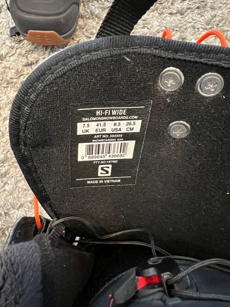 SALOMON スノーボードブーツ HI-FI WIDE 26.5cm