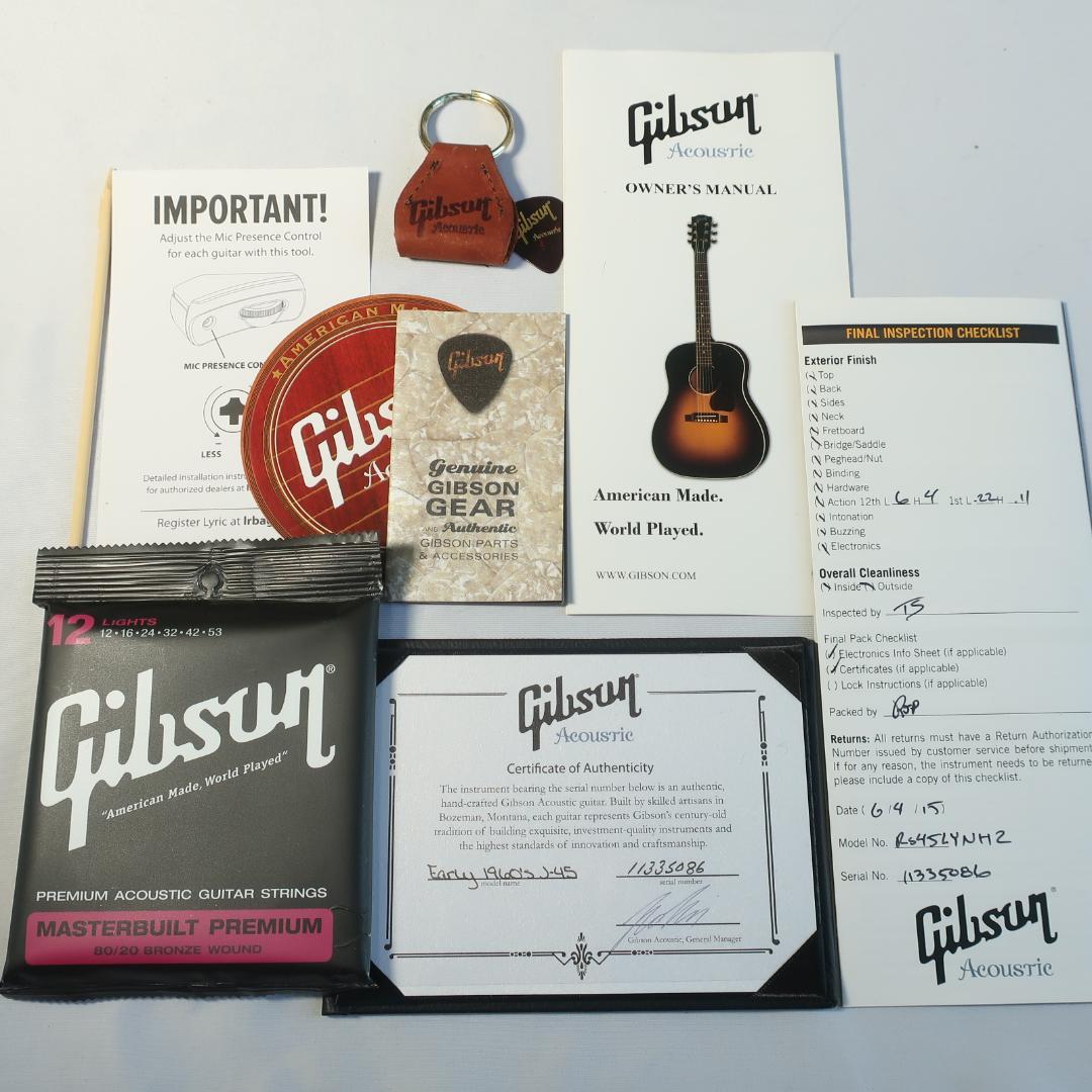 Gibson J-45 Early 1960s ギター 純正ケース付