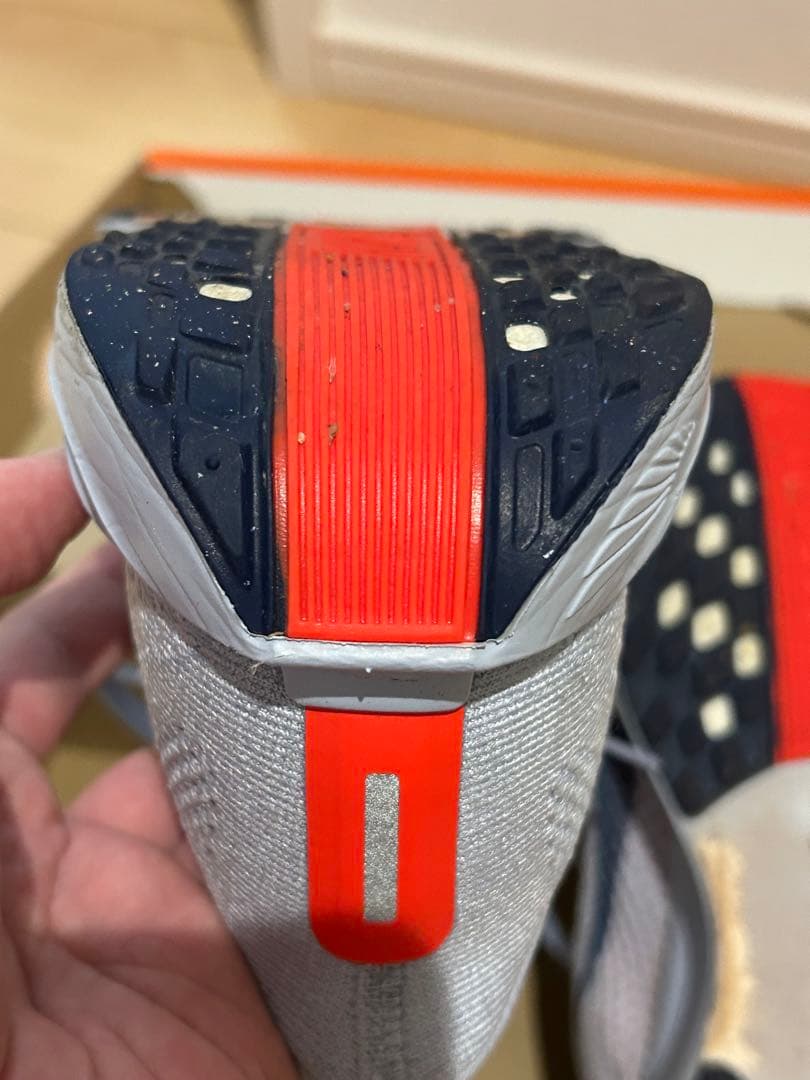 『年末値下げ』Nike Pegasus plus 25.5cm グレー/オレンジ
