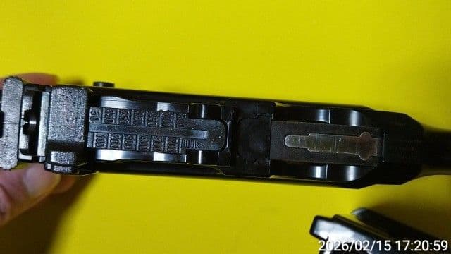 FUJIMI　モーゼル M712 ガスガン（セミフル切り替え式）マガジン難有り