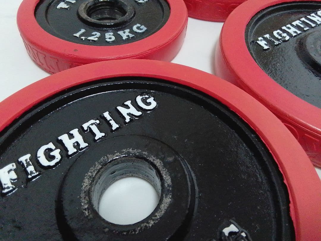 ファイティングロード ラバー付 ダンベル 合計約20kg 28mm径