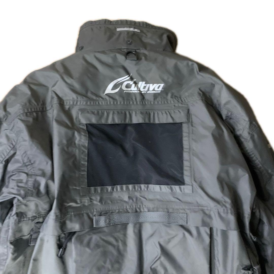 OWNER カルティバ フィッシングジャケット 2WAY 裏ボア付 グレー LL