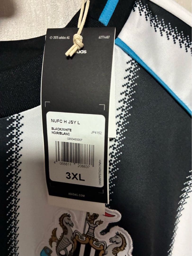 ニューカッスル 25-26 長袖 ユニフォーム 日本未販売 新品 4XLサイズ