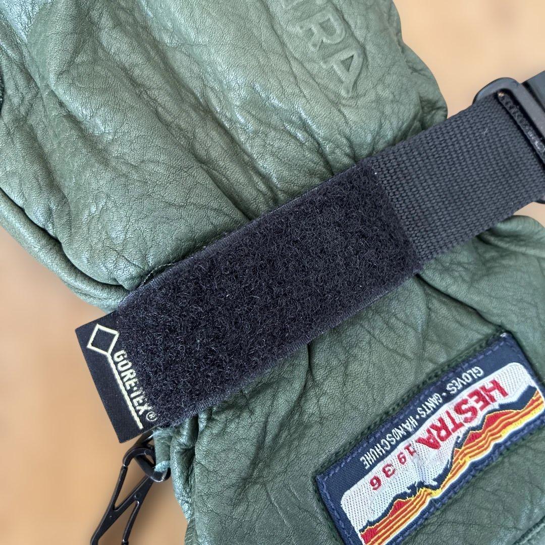 HESTRA GORETEX ミトングローブ　サイズ10 グリーン