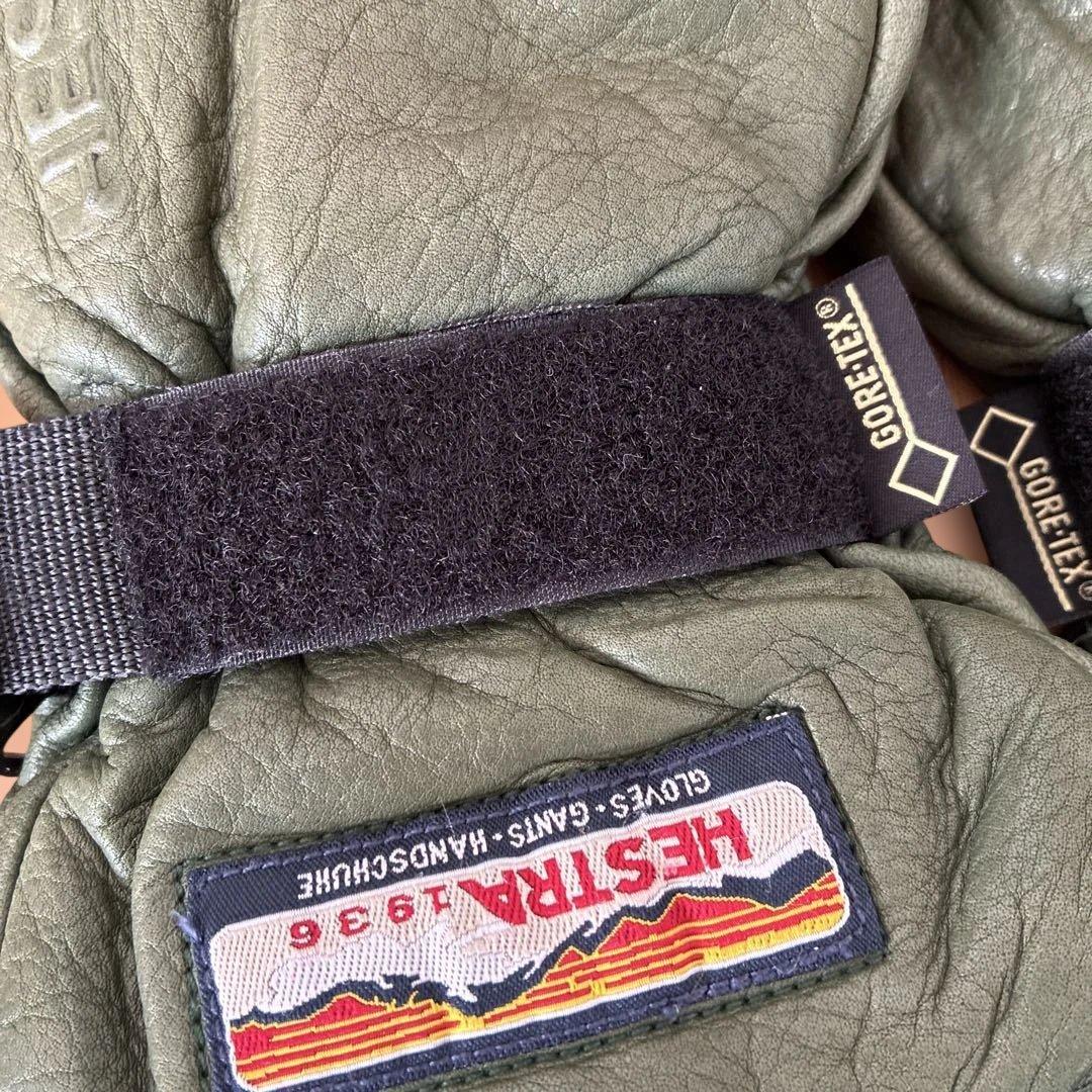 HESTRA GORETEX ミトングローブ　サイズ10 グリーン