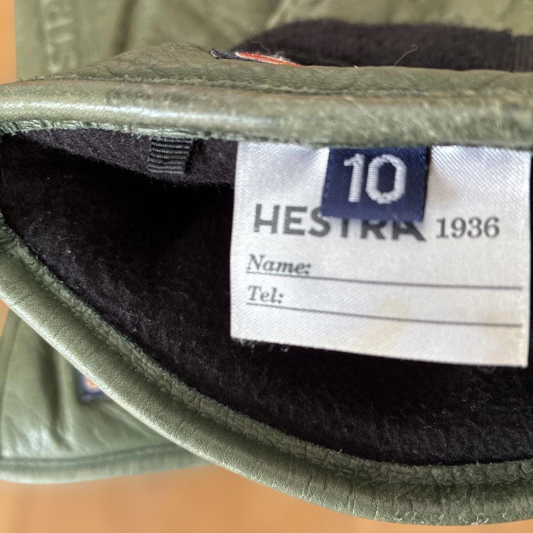 HESTRA GORETEX ミトングローブ　サイズ10 グリーン